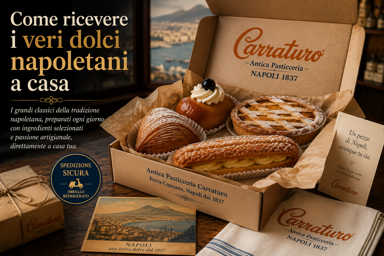 Pasticceria Carraturo Porta Capuana: Il Gusto della Tradizione, Ora anche Online!