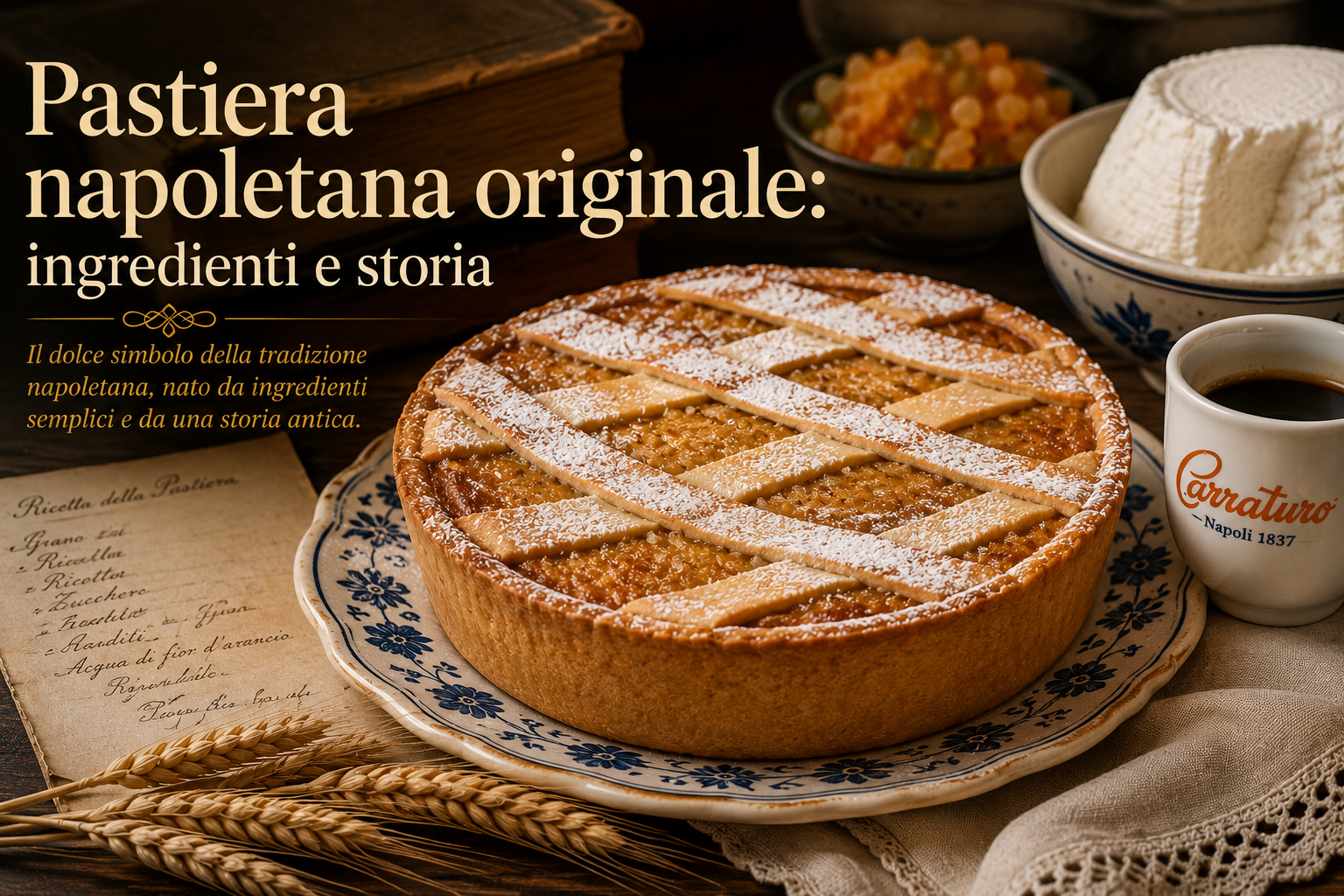 Pastiera napoletana originale: ingredienti e storia